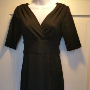Banana Republic 100% Wool Dress 3/4 sleeve Sz 0